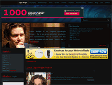 Tablet Screenshot of edgarwright.com